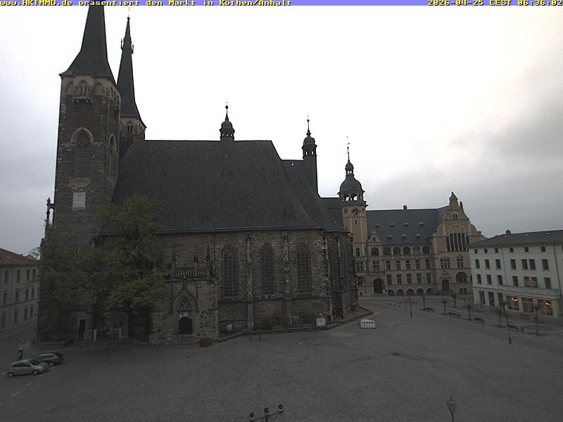 Archiv Foto Webcam Marktplatz in Köthen