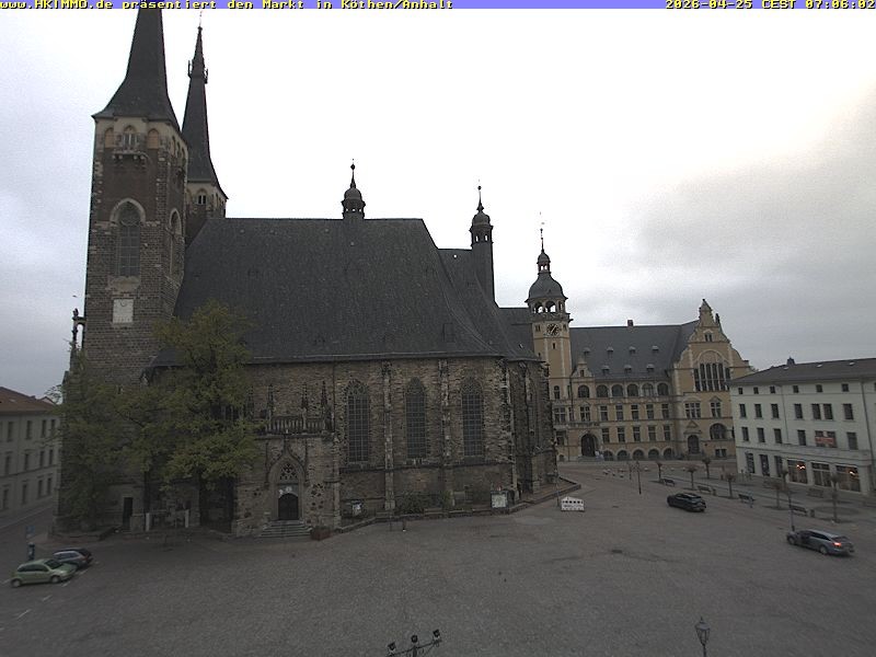 Archiv Foto Webcam Marktplatz in Köthen