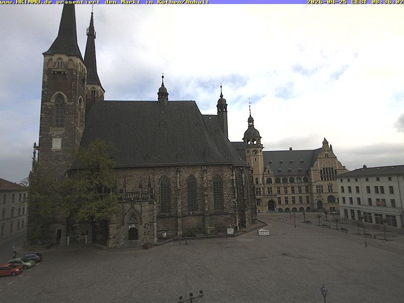 Archiv Foto Webcam Marktplatz in Köthen