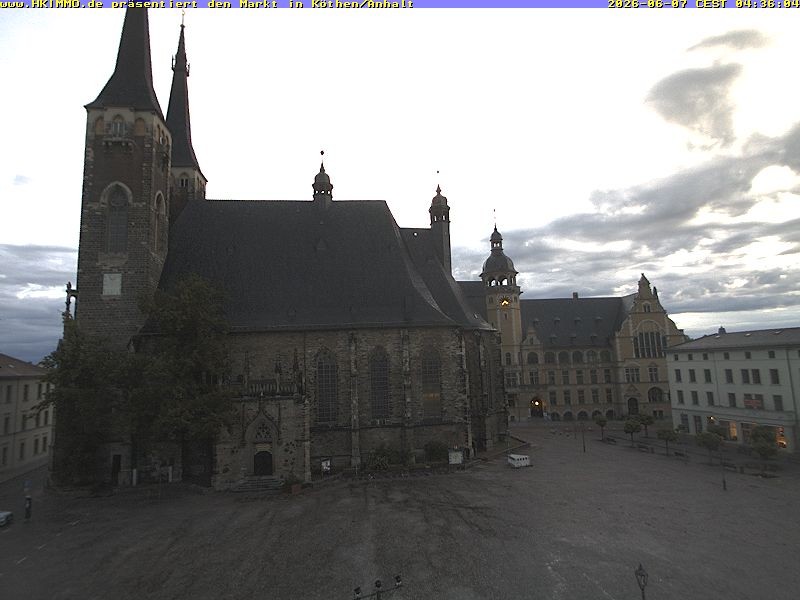 Archiv Foto Webcam Marktplatz in Köthen