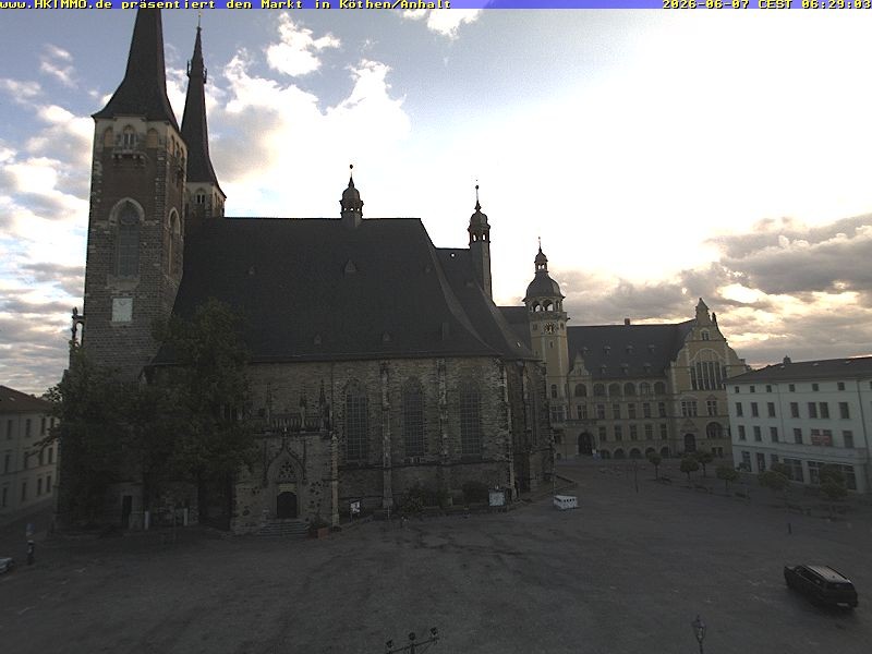 Archiv Foto Webcam Marktplatz in Köthen