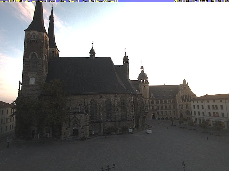 Archiv Foto Webcam Marktplatz in Köthen