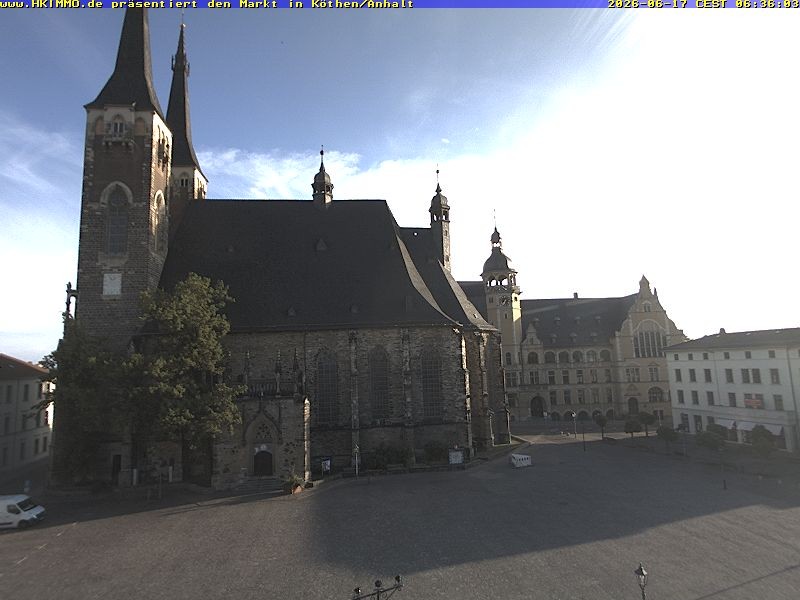 Archiv Foto Webcam Marktplatz in Köthen