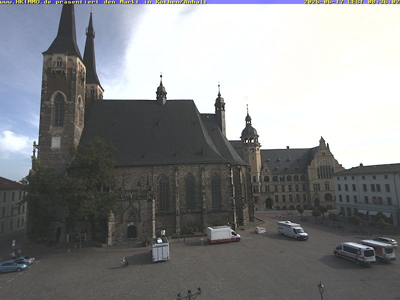 Archiv Foto Webcam Marktplatz in Köthen