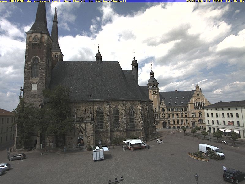 Archiv Foto Webcam Marktplatz in Köthen