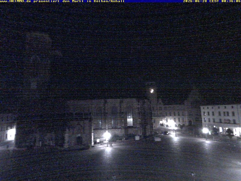 Archived image Webcam Town Square Köthen