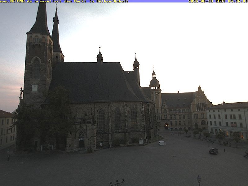 Archived image Webcam Town Square Köthen