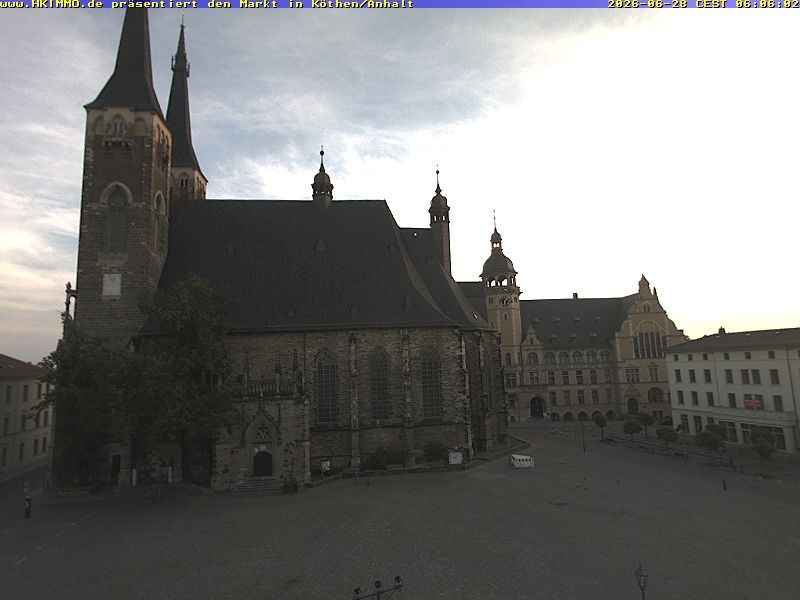 Archived image Webcam Town Square Köthen