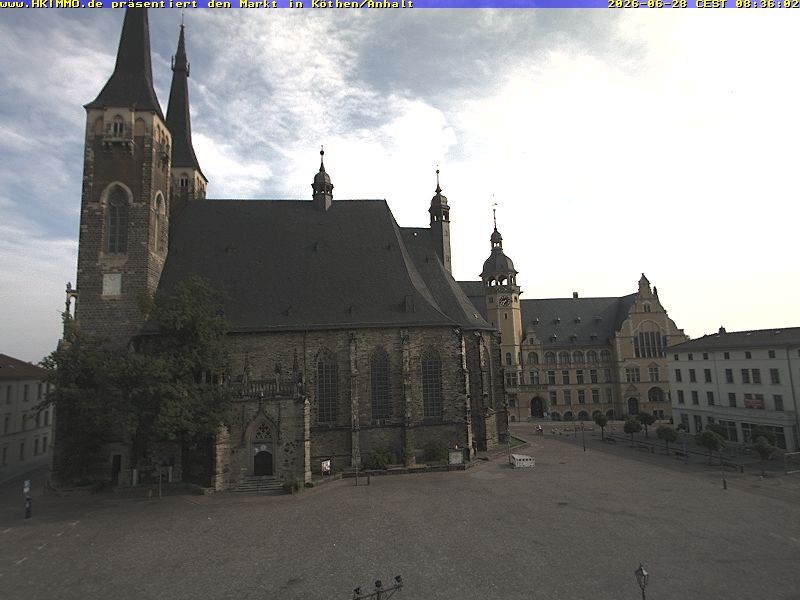Archiv Foto Webcam Marktplatz in Köthen