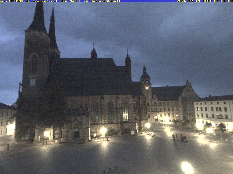 Archiv Foto Webcam Marktplatz in Köthen