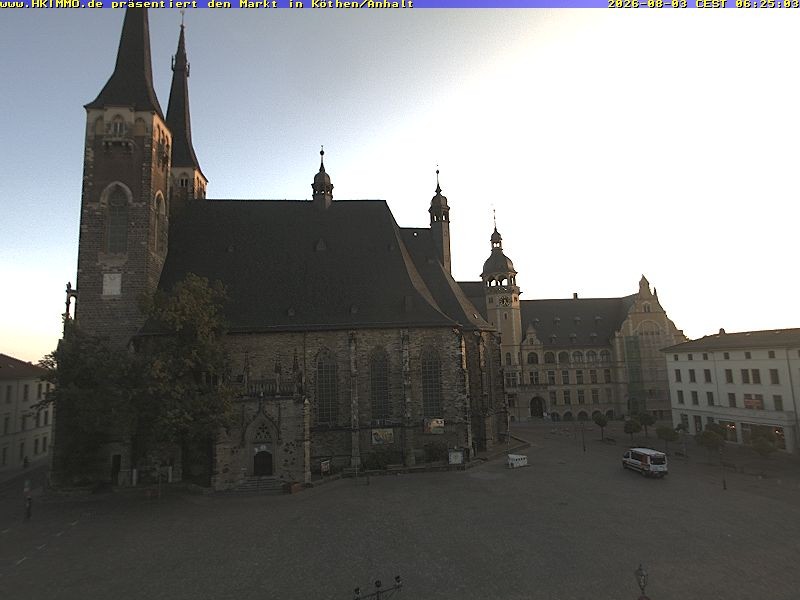 Archiv Foto Webcam Marktplatz in Köthen