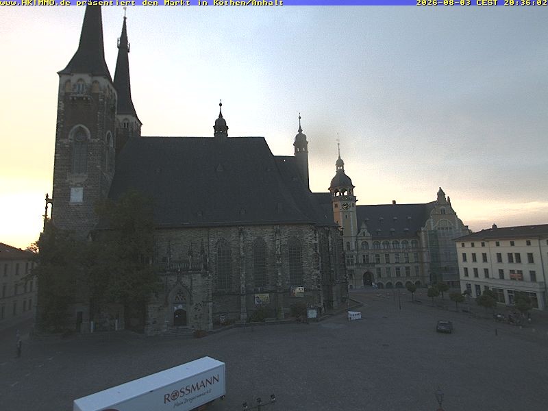 Archived image Webcam Town Square Köthen