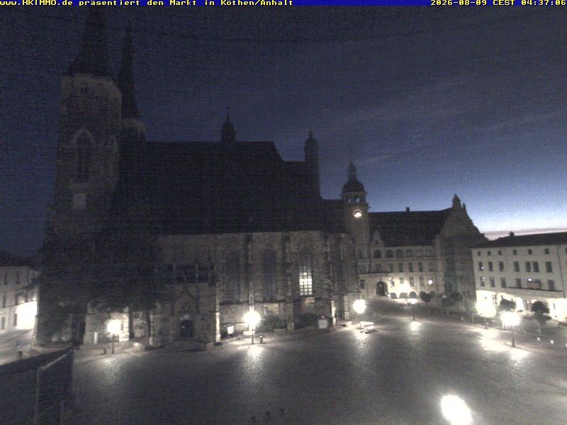 Archiv Foto Webcam Marktplatz in Köthen