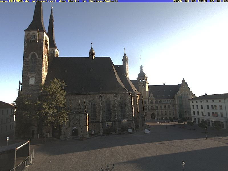 Archiv Foto Webcam Marktplatz in Köthen