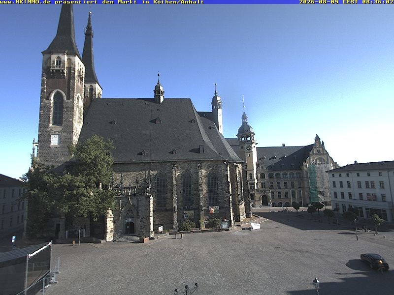 Archiv Foto Webcam Marktplatz in Köthen