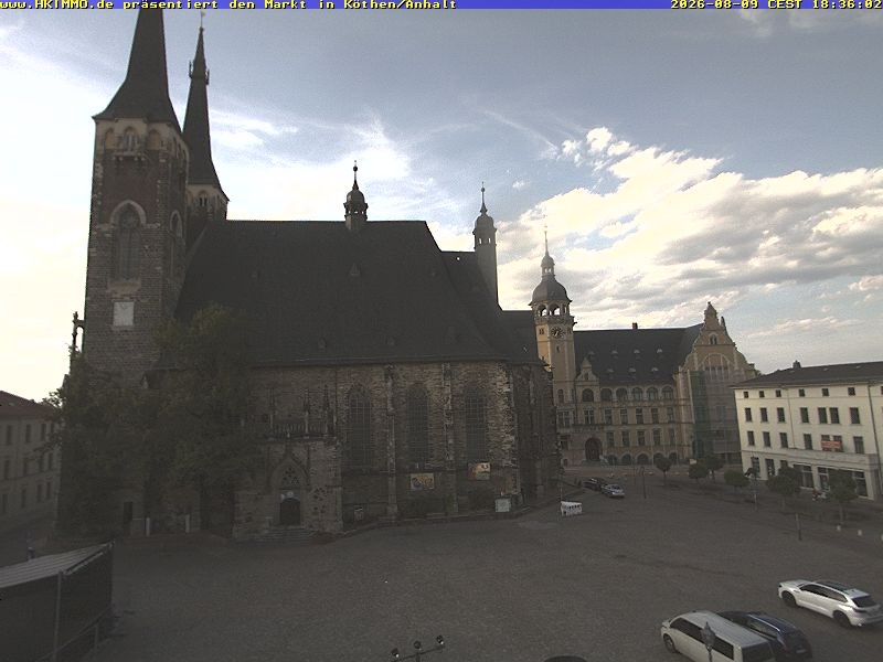 Archiv Foto Webcam Marktplatz in Köthen