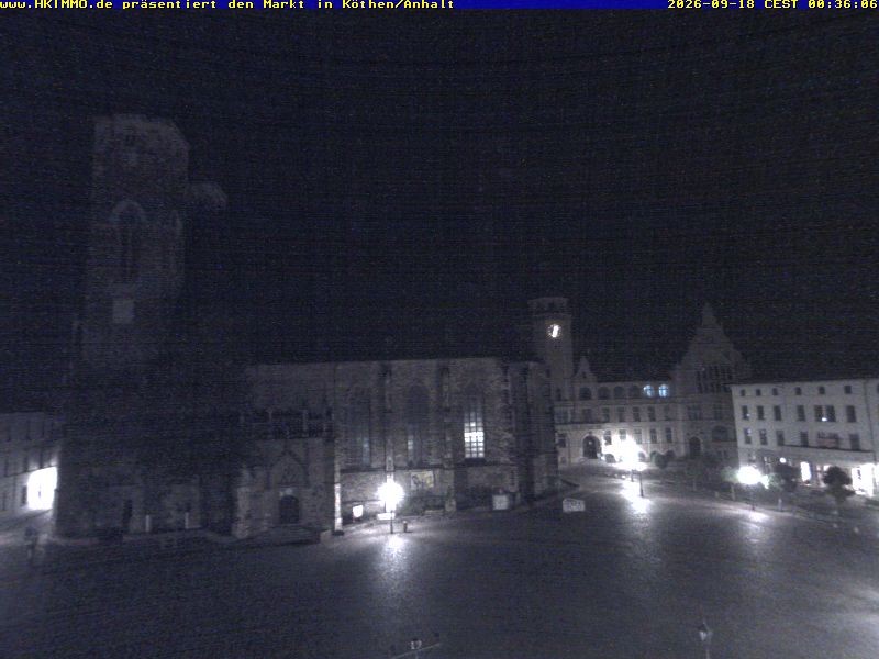 Archiv Foto Webcam Marktplatz in Köthen