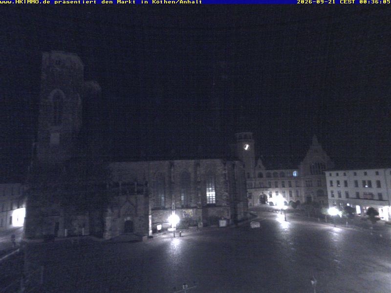 Archiv Foto Webcam Marktplatz in Köthen