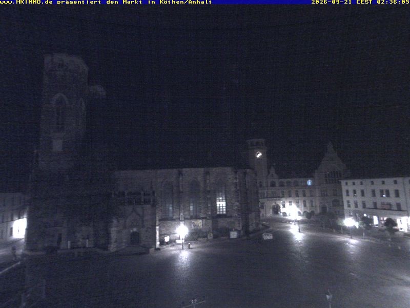 Archiv Foto Webcam Marktplatz in Köthen