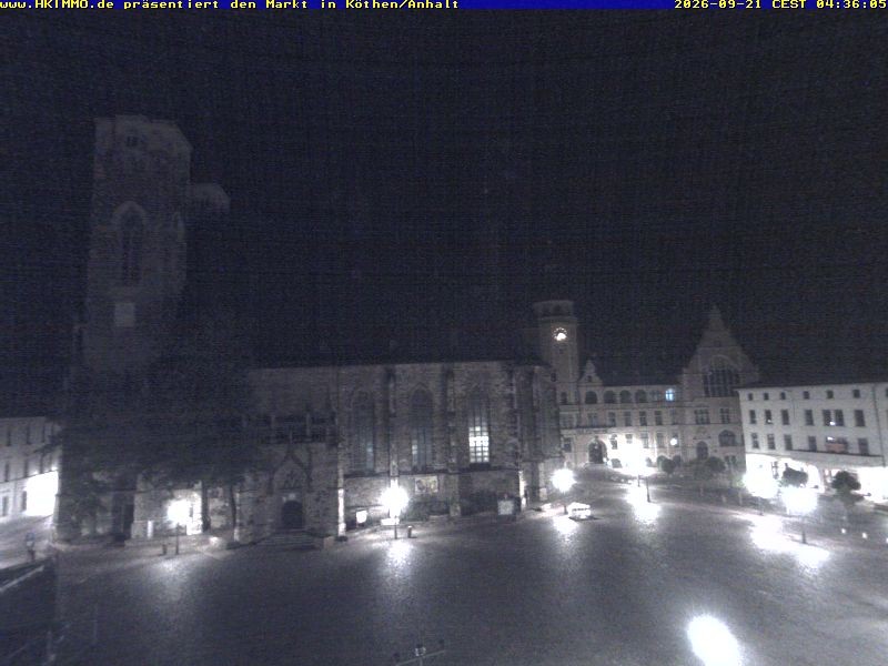 Archiv Foto Webcam Marktplatz in Köthen