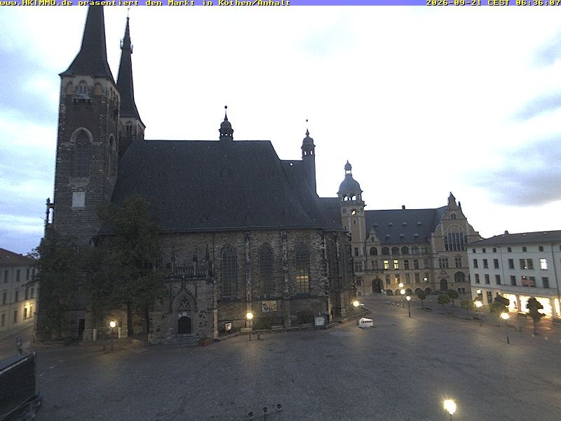 Archiv Foto Webcam Marktplatz in Köthen
