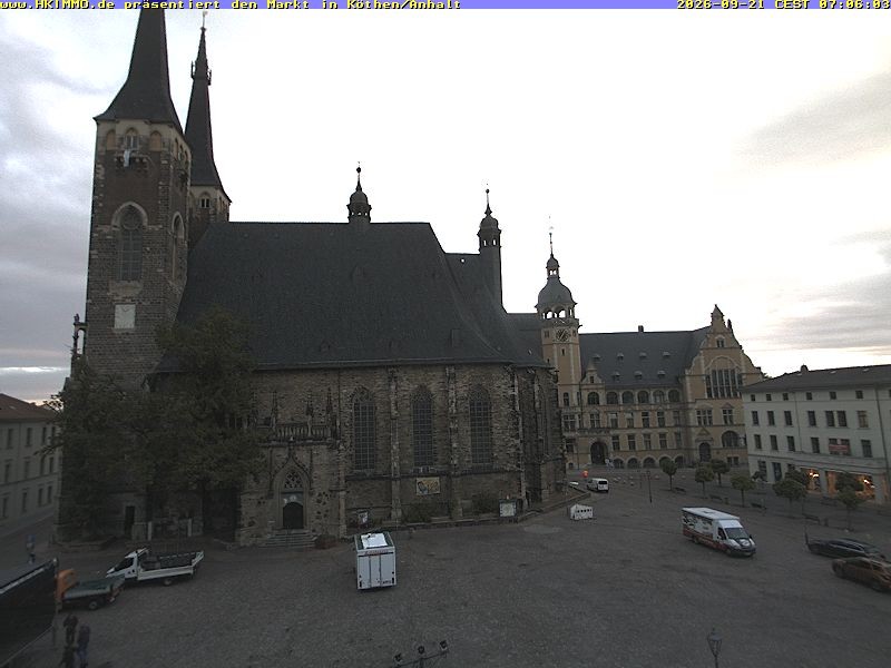 Archiv Foto Webcam Marktplatz in Köthen