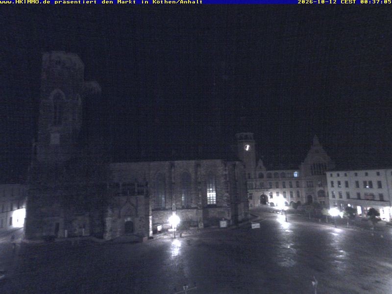 Archiv Foto Webcam Marktplatz in Köthen