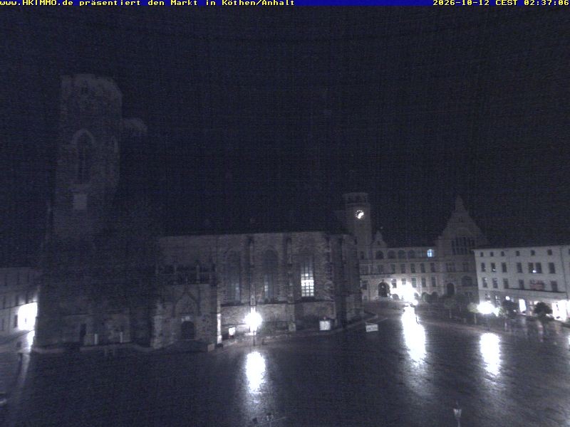 Archiv Foto Webcam Marktplatz in Köthen