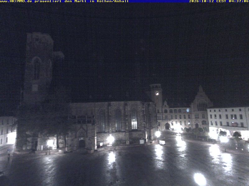 Archiv Foto Webcam Marktplatz in Köthen