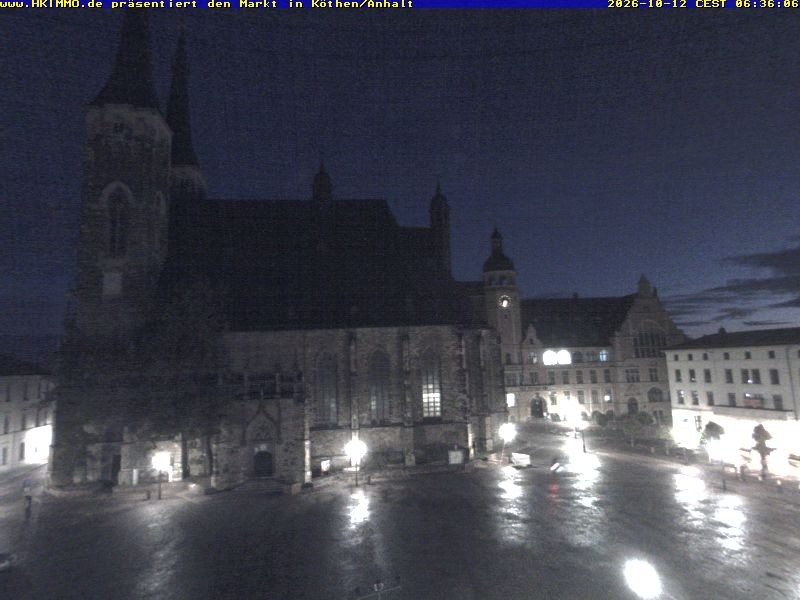 Archiv Foto Webcam Marktplatz in Köthen