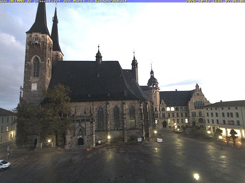 Archiv Foto Webcam Marktplatz in Köthen