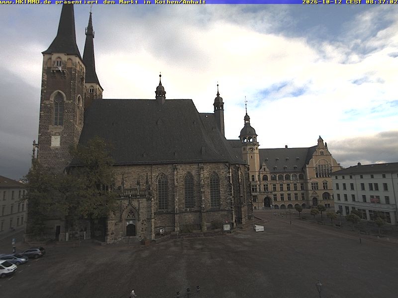Archiv Foto Webcam Marktplatz in Köthen