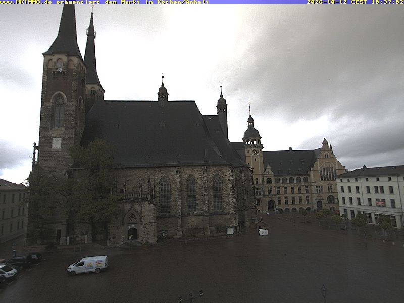 Archiv Foto Webcam Marktplatz in Köthen