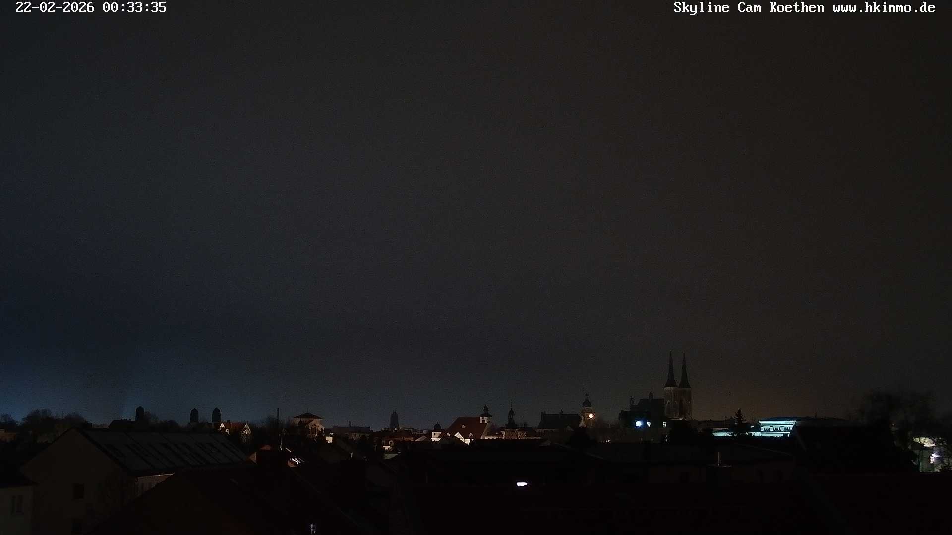 Archiv Foto Webcam Blick über die Stadt Köthen