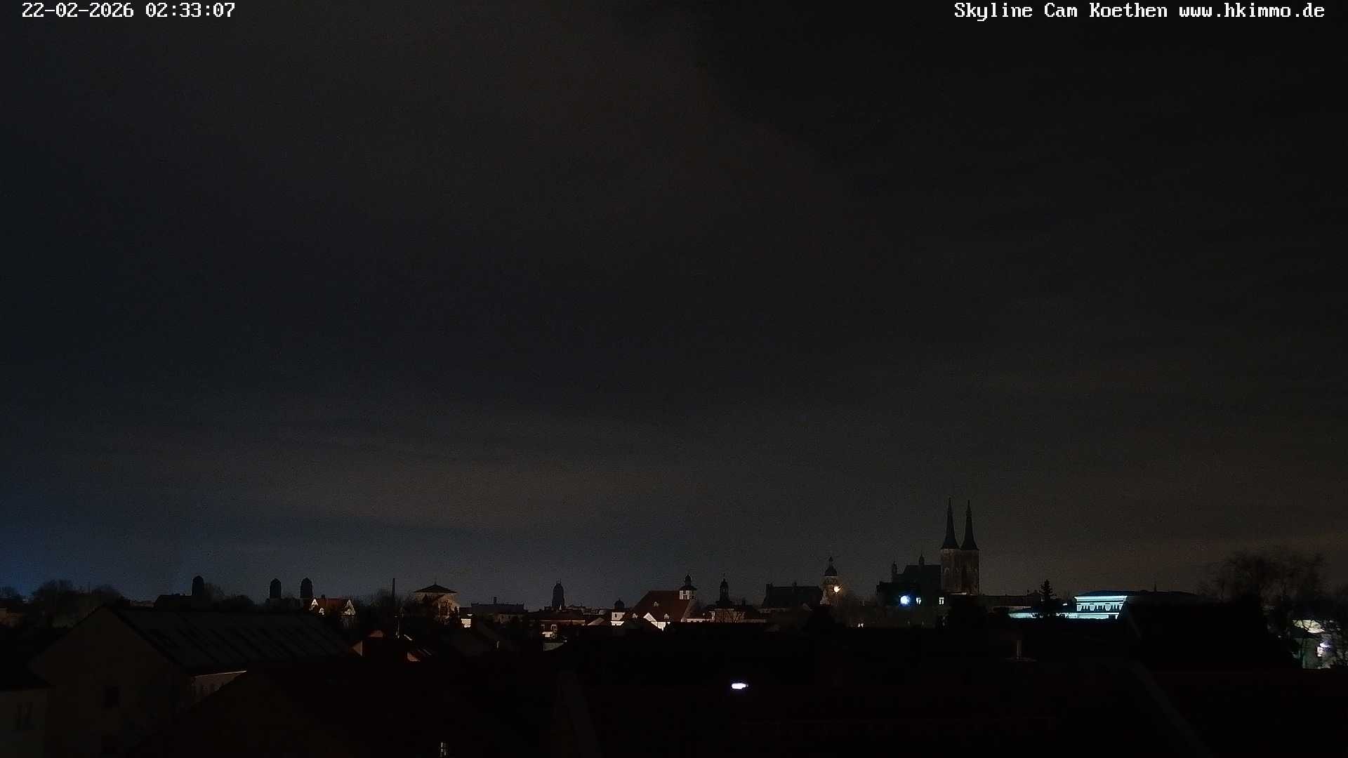 Archiv Foto Webcam Blick über die Stadt Köthen