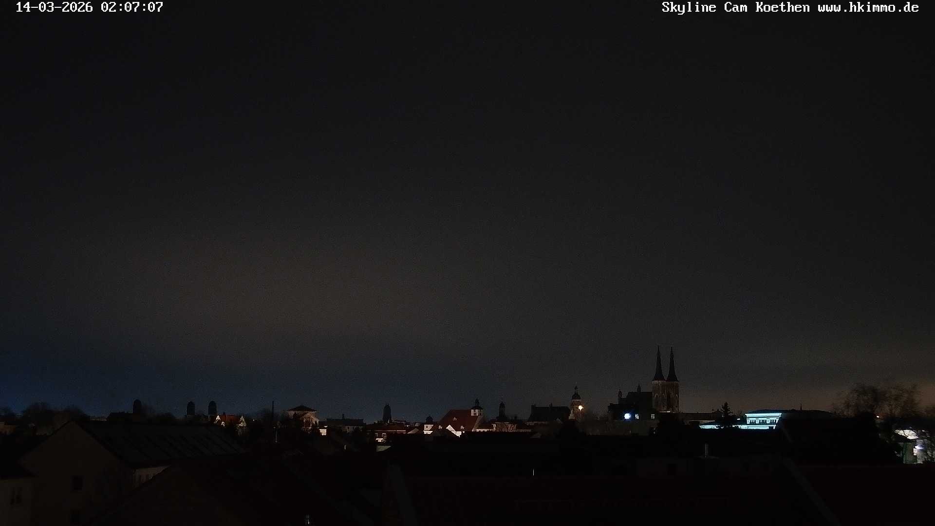 Archiv Foto Webcam Blick über die Stadt Köthen