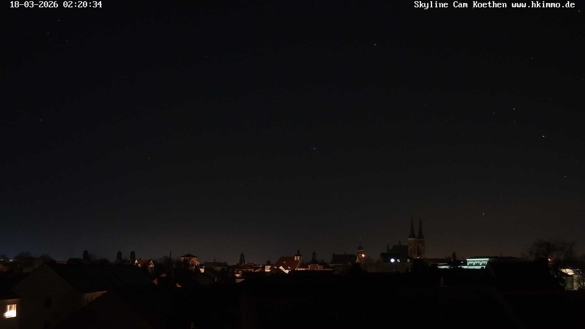 Archiv Foto Webcam Blick über die Stadt Köthen