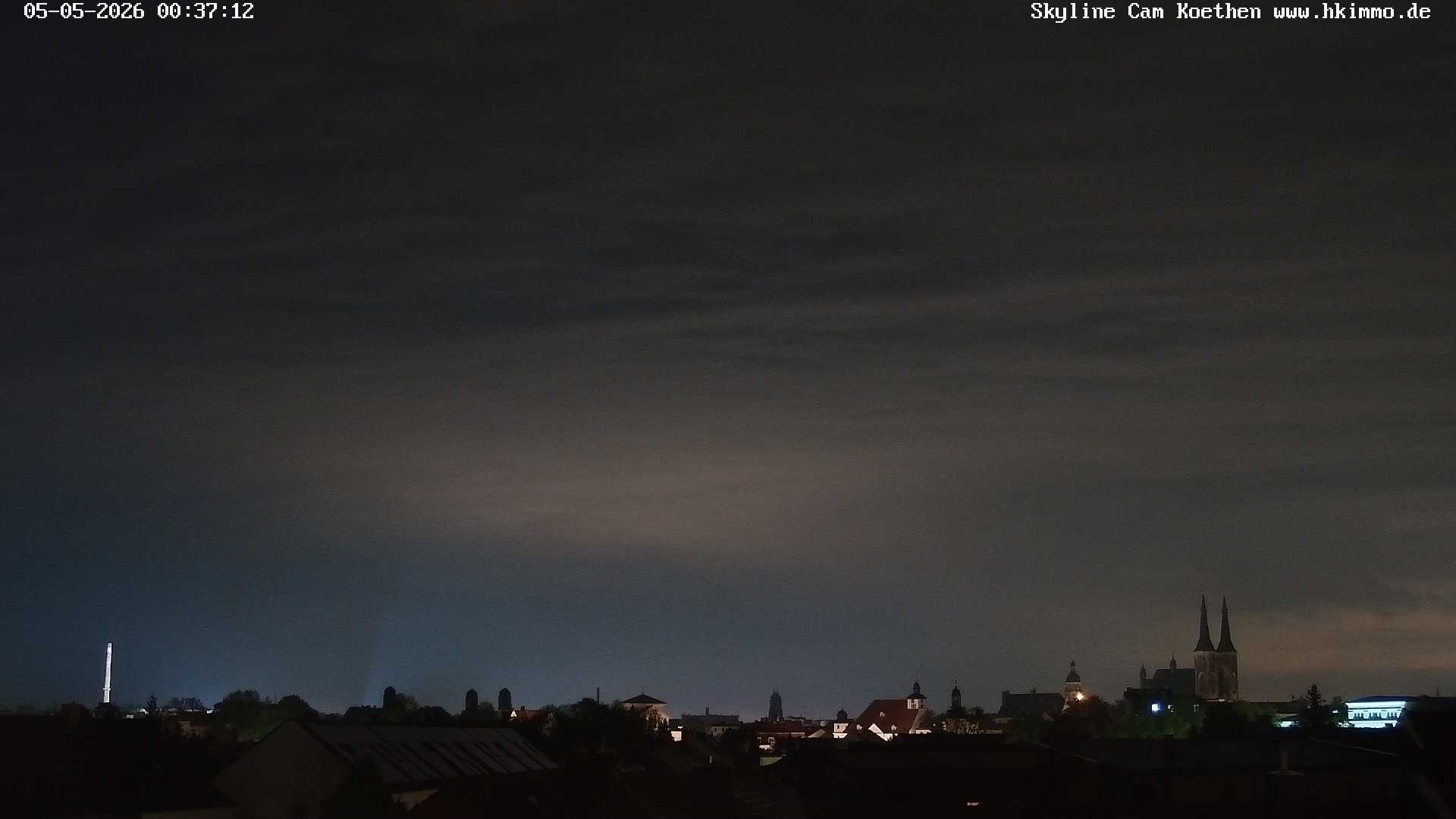 Archiv Foto Webcam Blick über die Stadt Köthen