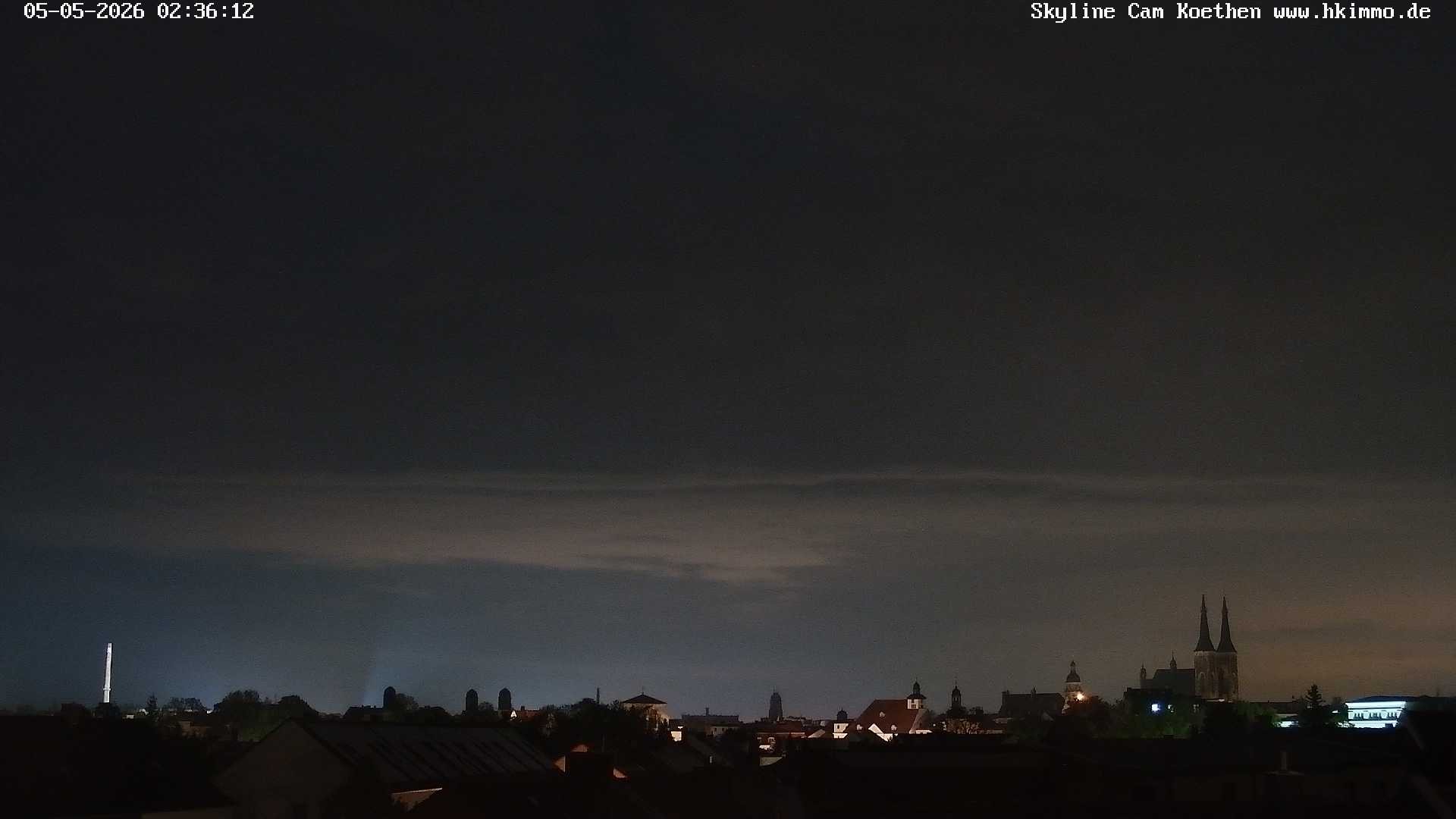 Archiv Foto Webcam Blick über die Stadt Köthen
