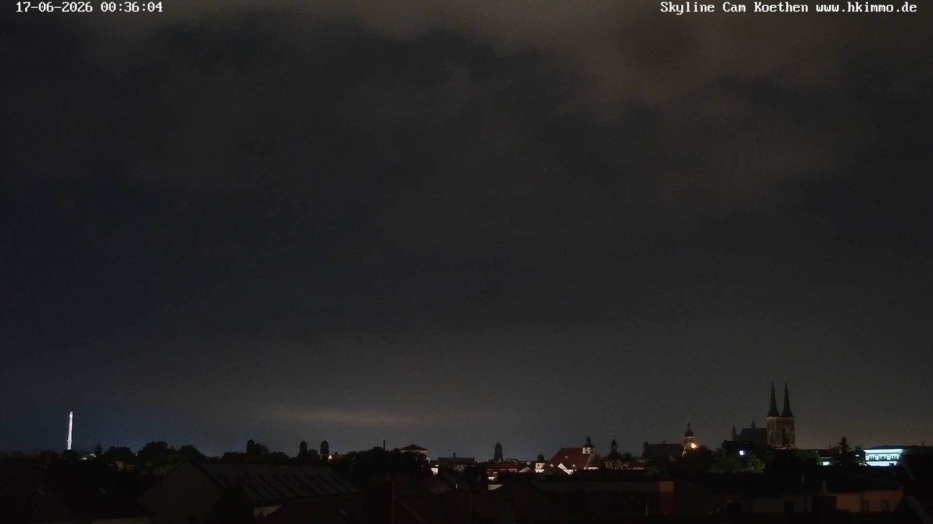 Archiv Foto Webcam Blick über die Stadt Köthen