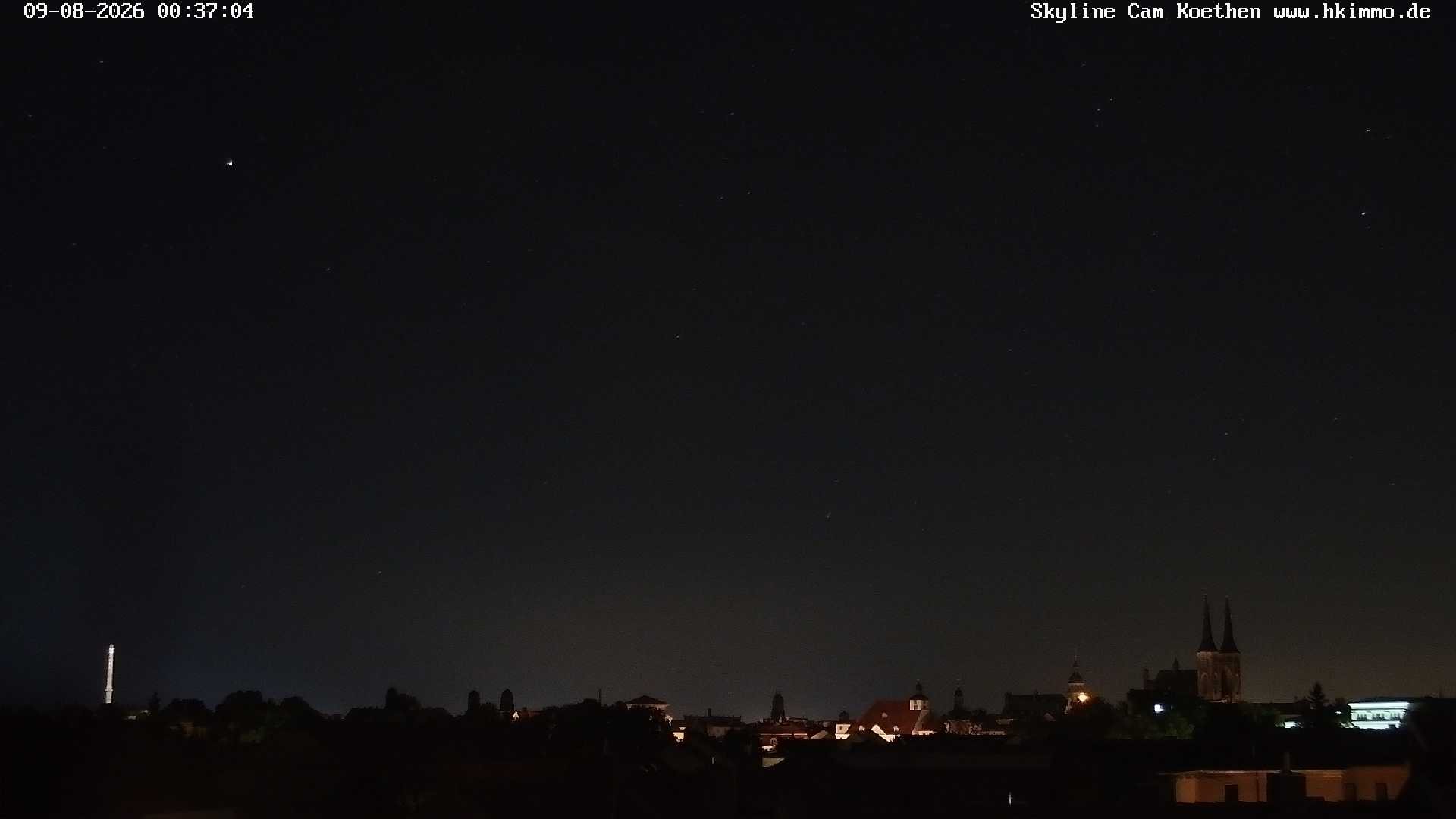 Archiv Foto Webcam Blick über die Stadt Köthen