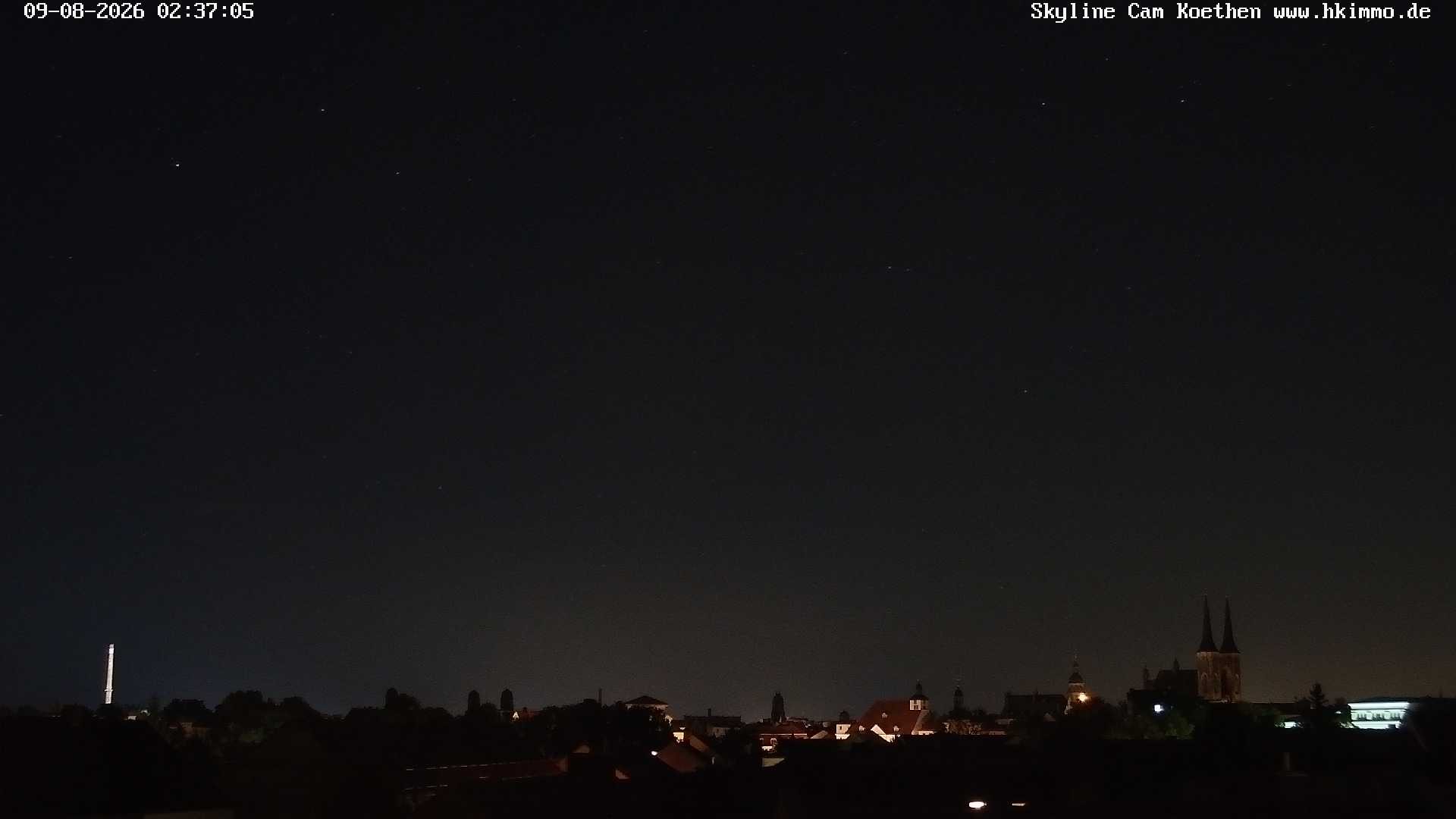 Archiv Foto Webcam Blick über die Stadt Köthen