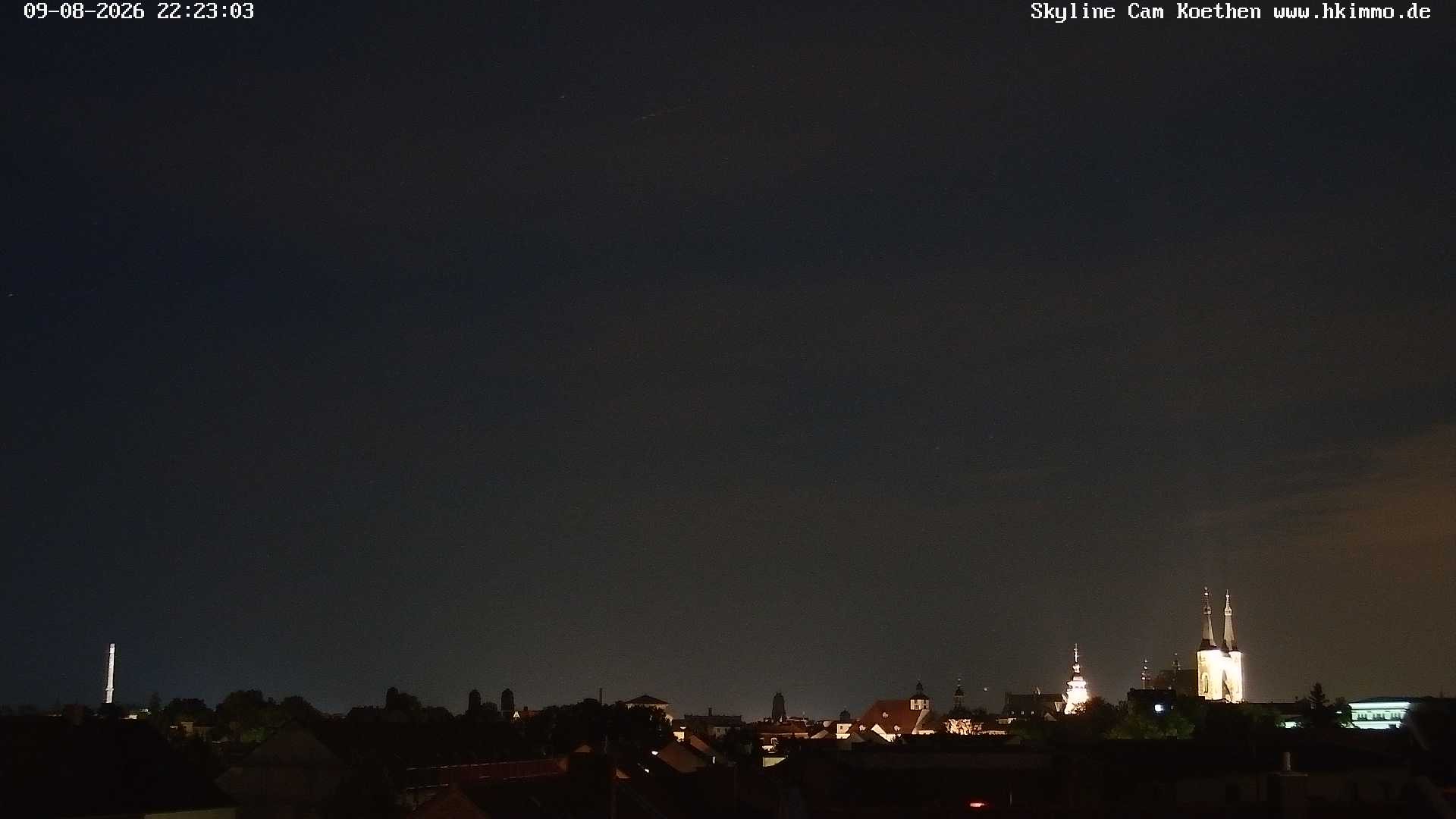 Archiv Foto Webcam Blick über die Stadt Köthen