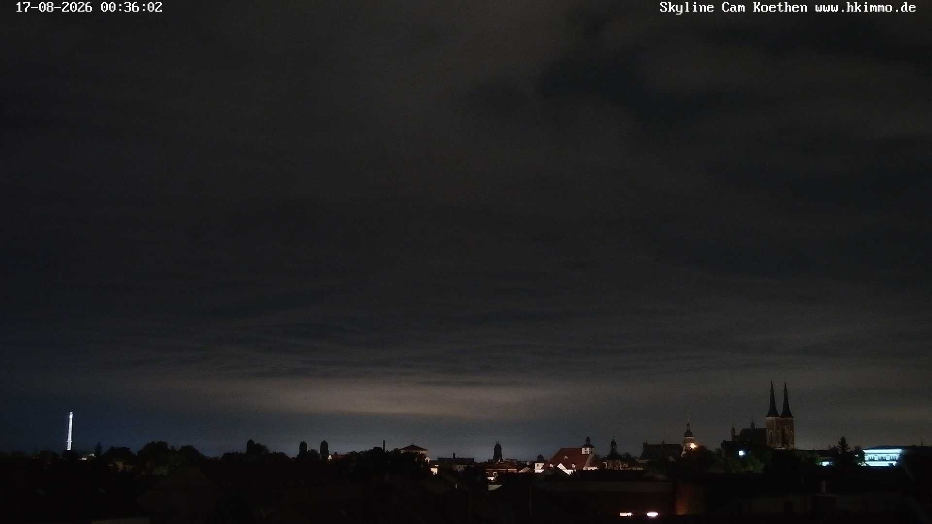 Archived image Webcam Skyline of Köthen