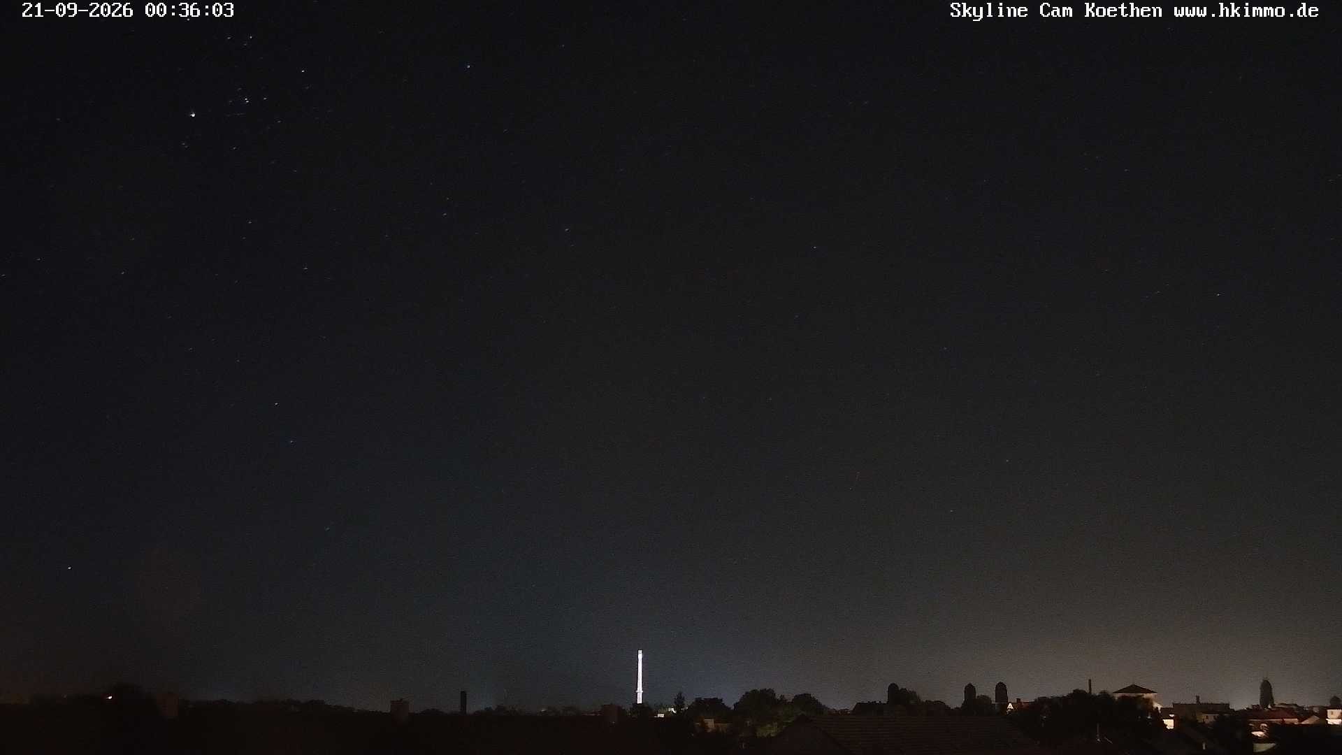 Archiv Foto Webcam Blick über die Stadt Köthen