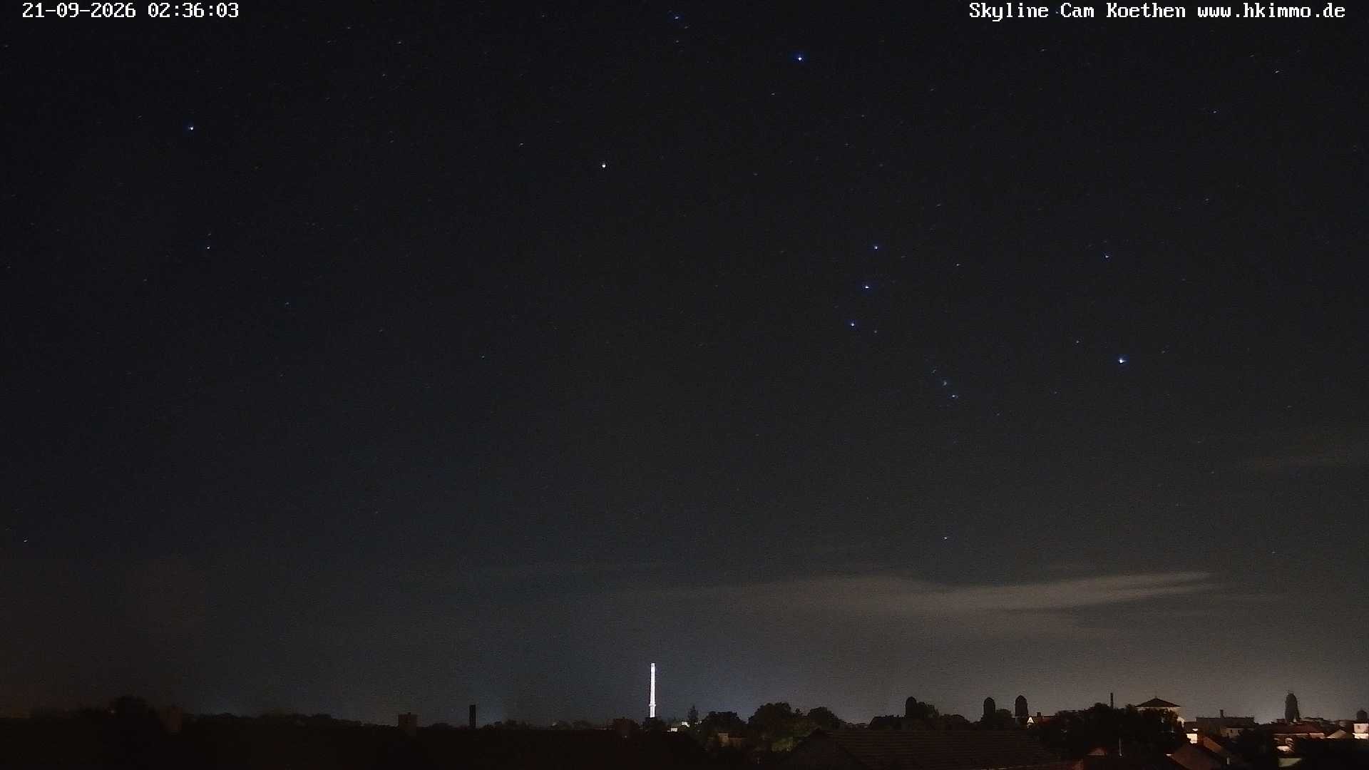 Archiv Foto Webcam Blick über die Stadt Köthen