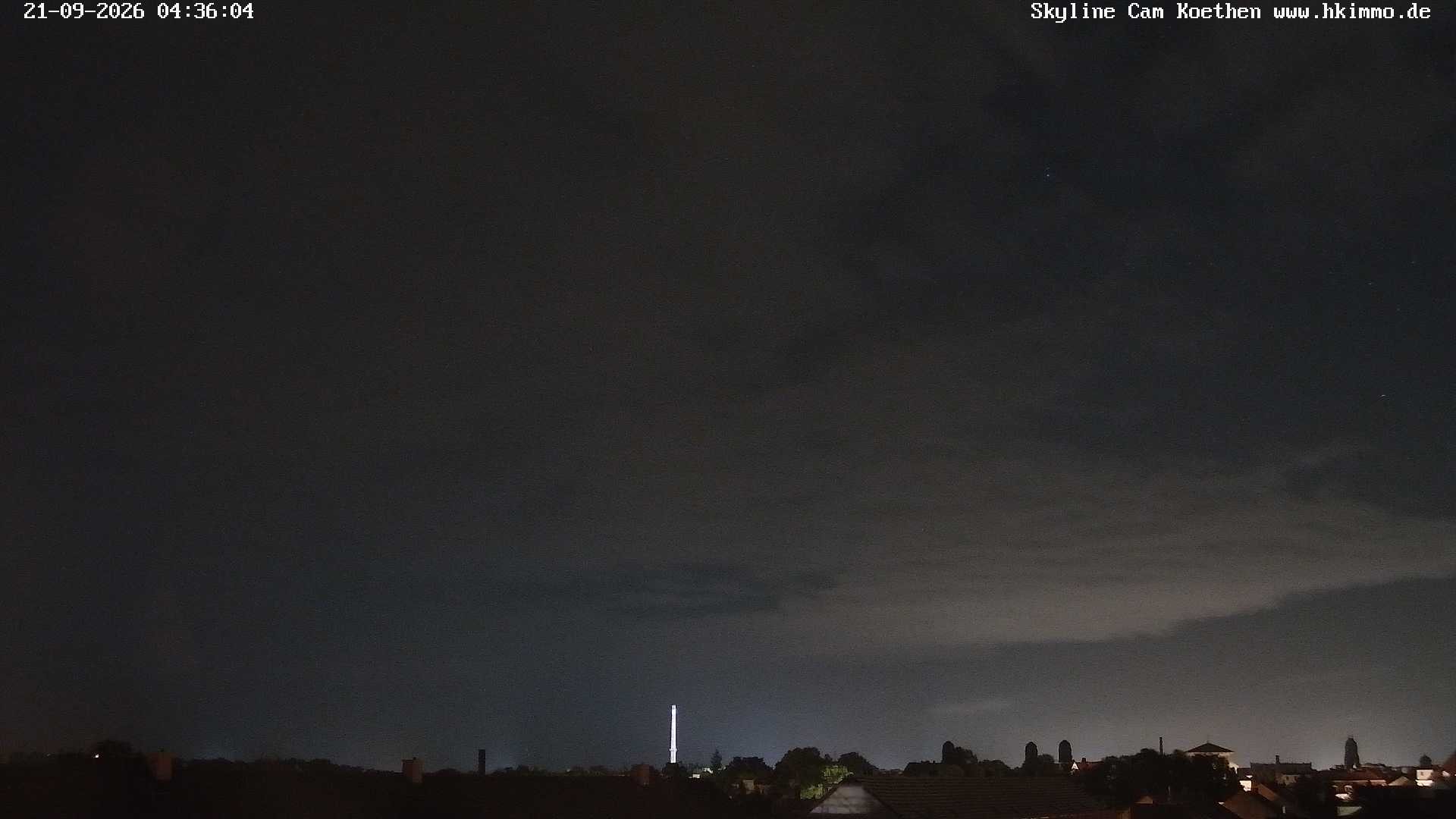 Archiv Foto Webcam Blick über die Stadt Köthen