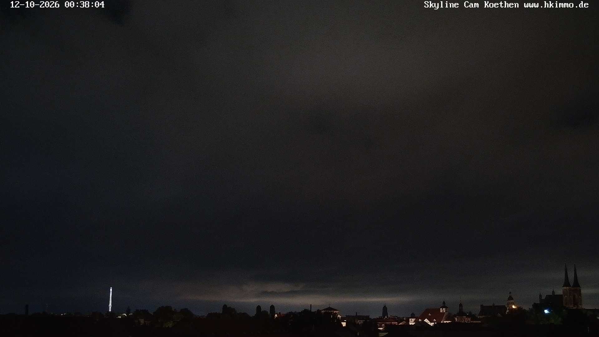 Archiv Foto Webcam Blick über die Stadt Köthen