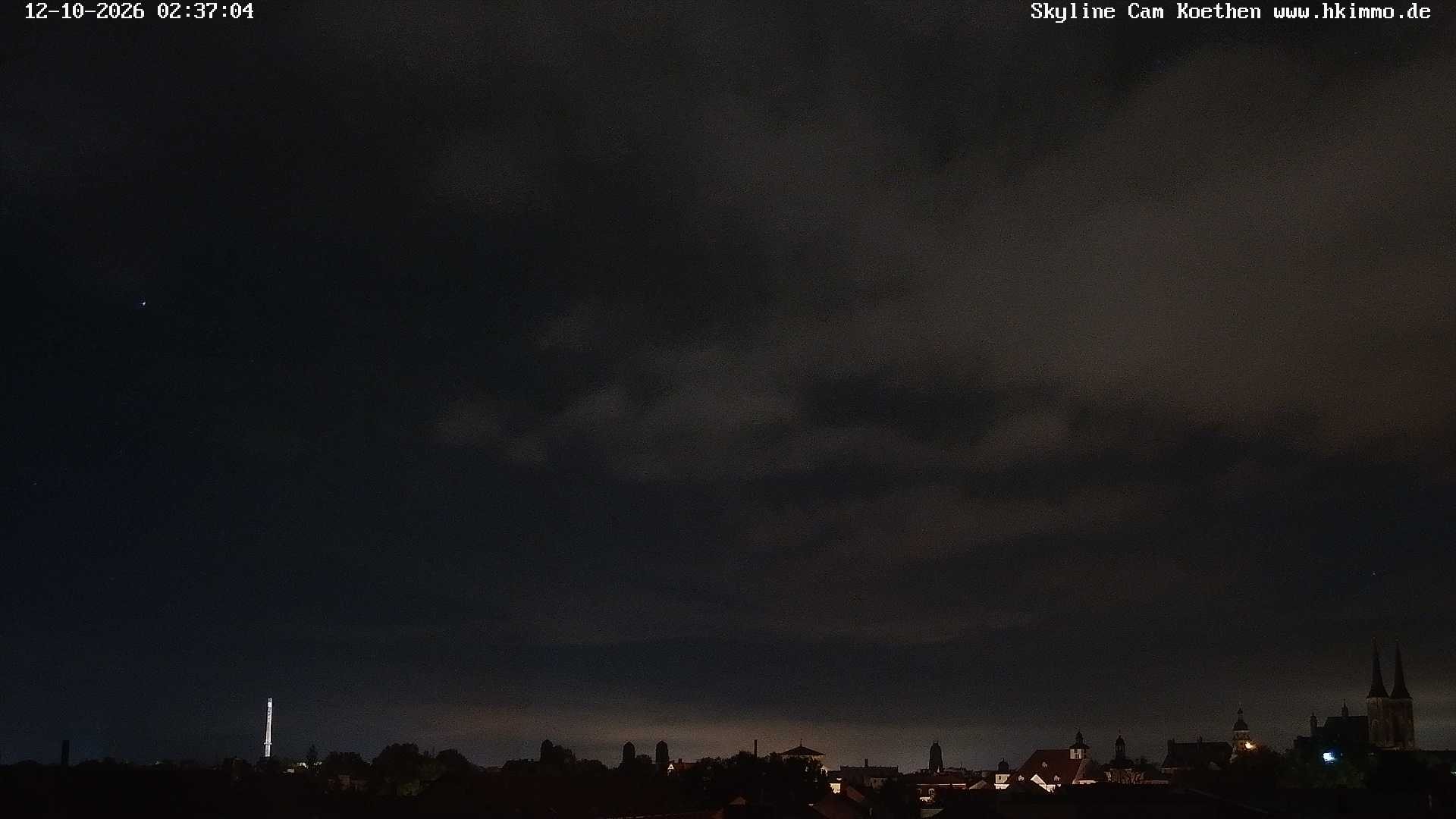 Archiv Foto Webcam Blick über die Stadt Köthen