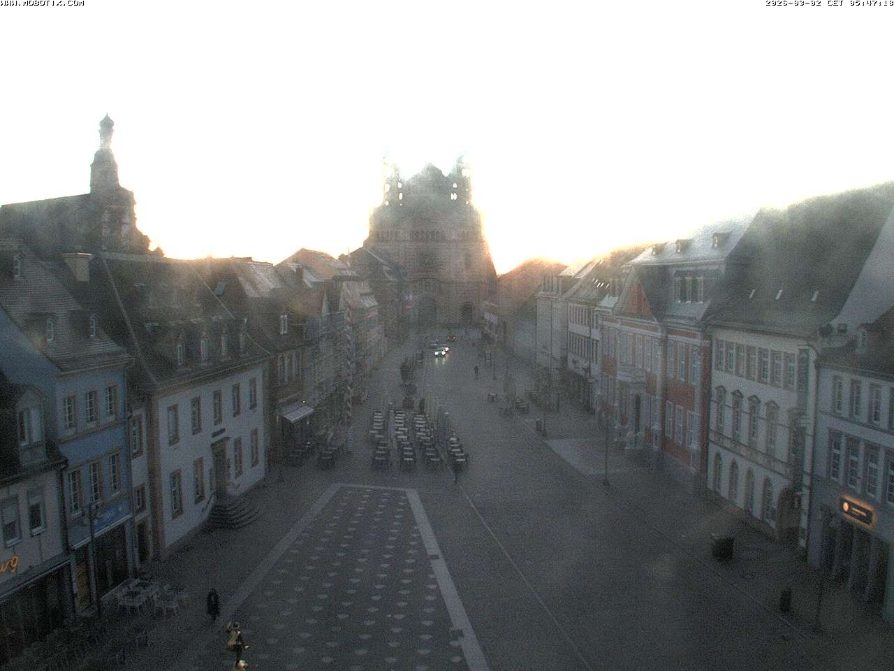 Archived image Webcam View to the Speyer Cathedral